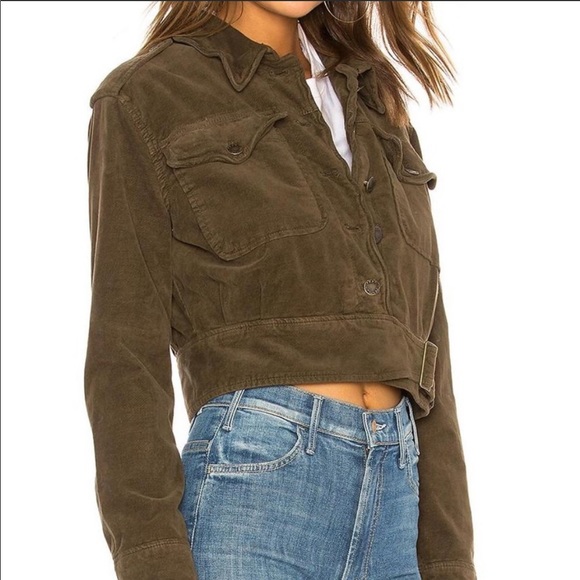 Corduroy Everlyn Free People Cropped Jacket - Picture 3 of 10